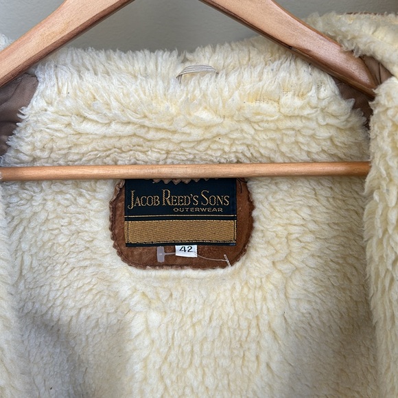 Jacob Reed's And Son Shearling Jacket Size 42 - Picture 13 of 16